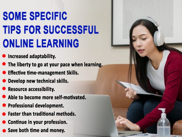 Guide on how to be successful with 10 rules for online learning