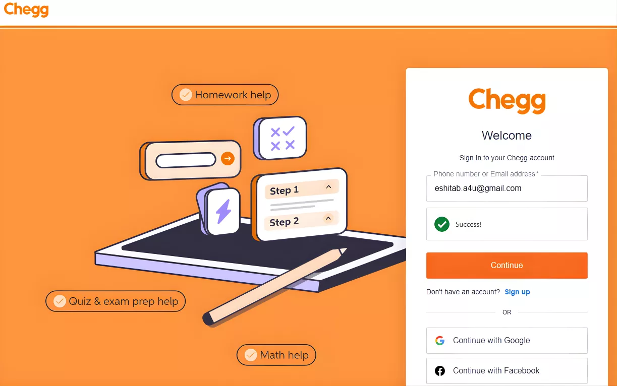 Step 3 add details to get Chegg answers