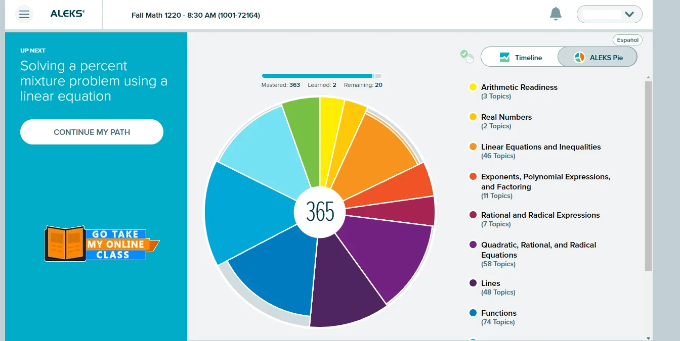 How to pass the ALEKS placement test?<br />
