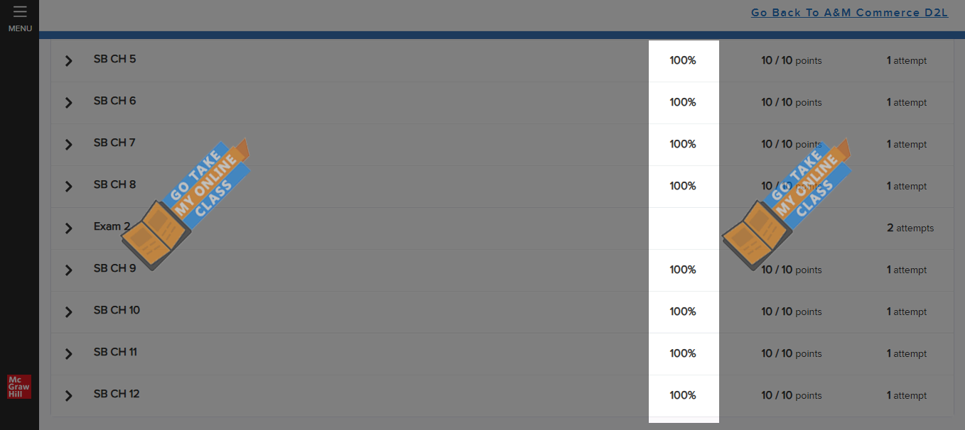 GoTakeMyOnlineClass guarantees top grades in McGraw Hill Connect