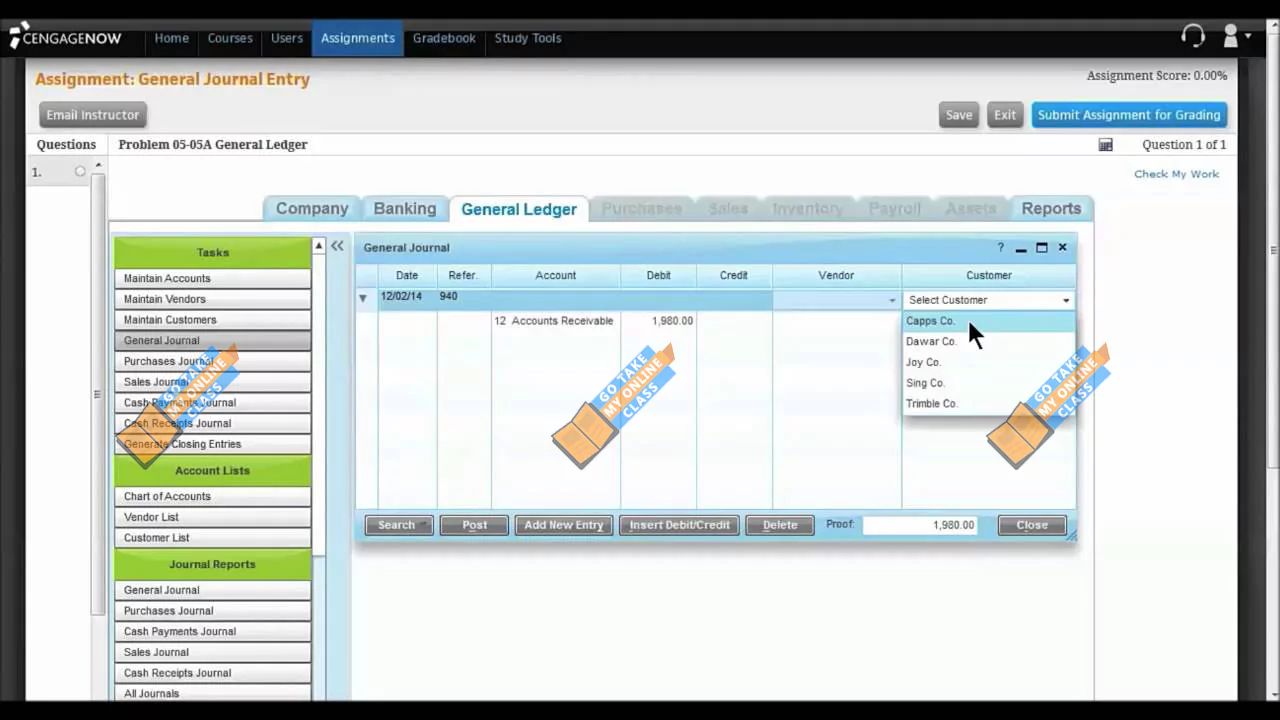  Cengage MindTap Answers General Ledger Portal