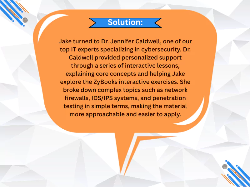  Solution of case study showing how expert guidance helped a student successfully get complex zyBooks answers 