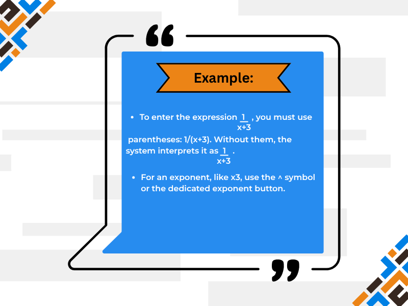 How to correctly input expressions in MathXL to avoid errors, avoiding MathXL Answer Cheat shortcuts