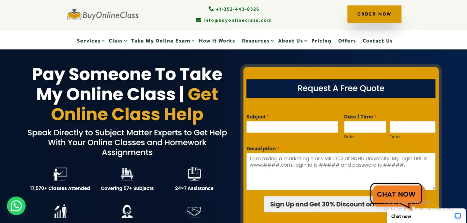 BuyOnlineClass: Trusted by More Than 75K Students