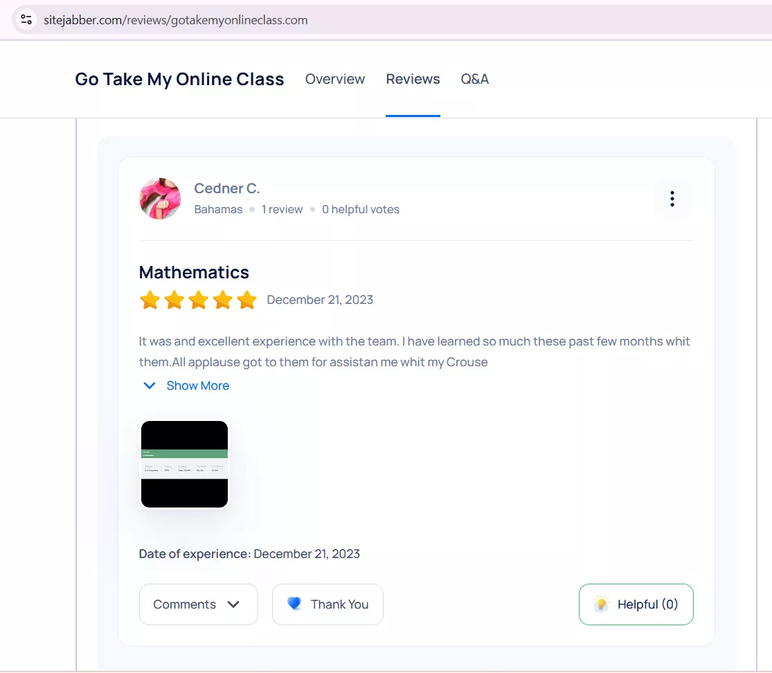 Go Take My Online Class