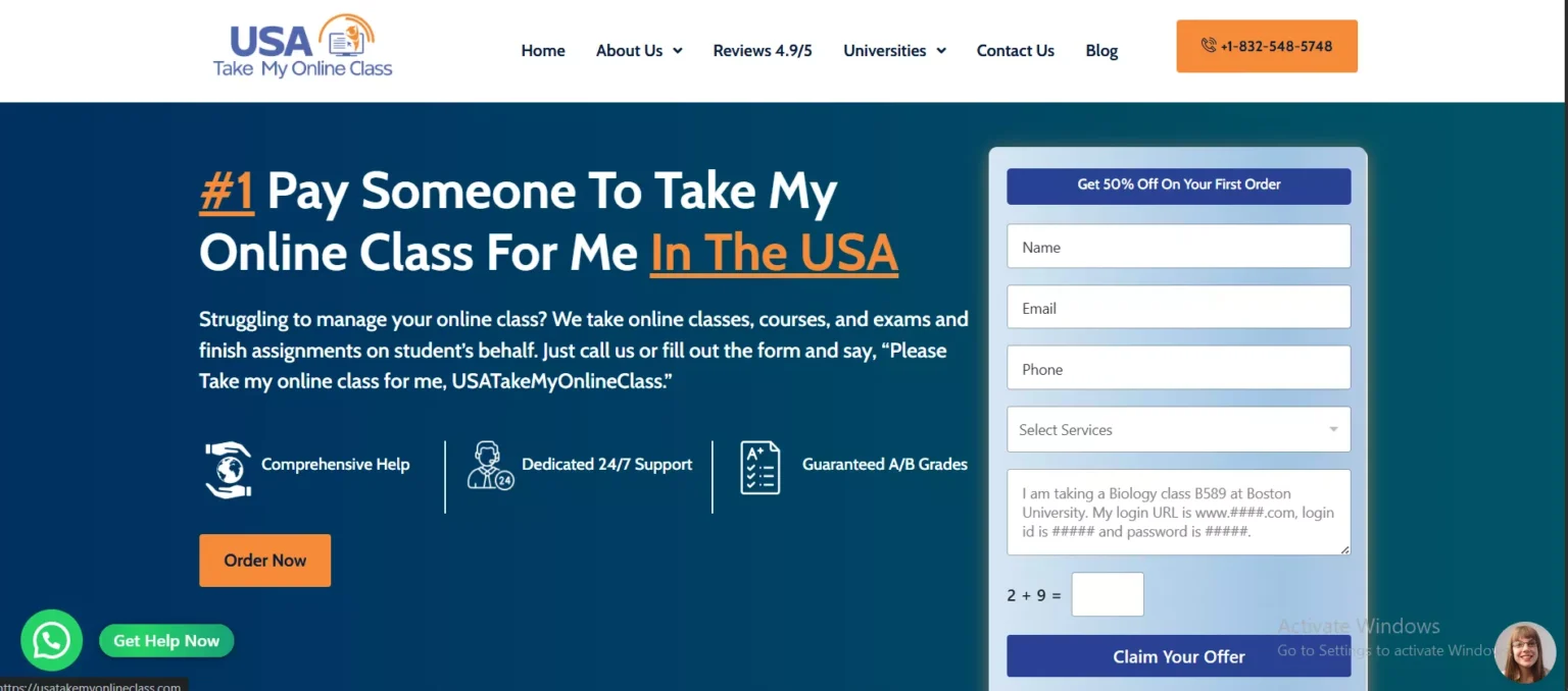 Special Mention: USATakeMyOnlineClass