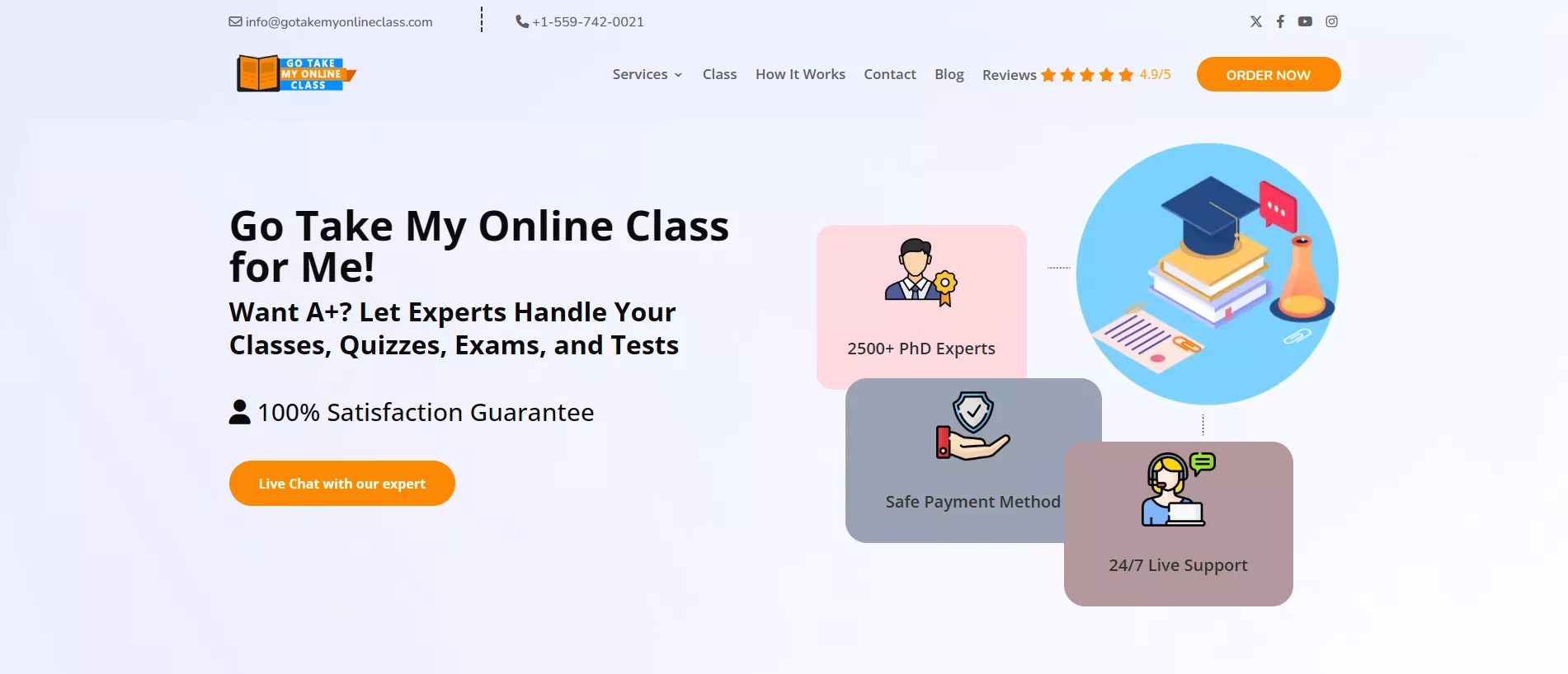  GoTakeMyOnlineClass is a Reliable Online Course Help Service<br />
