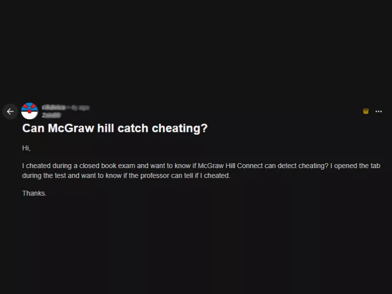 Can McGraw Hill Connect Detect Cheating<br />
