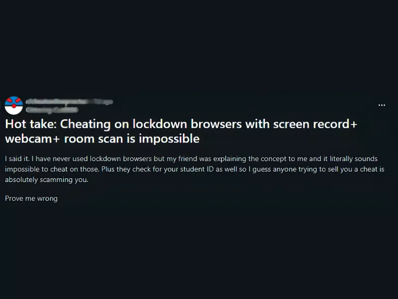 Reddit post debating if it's possible how to cheat respondus lockdown browser 2026 effectively