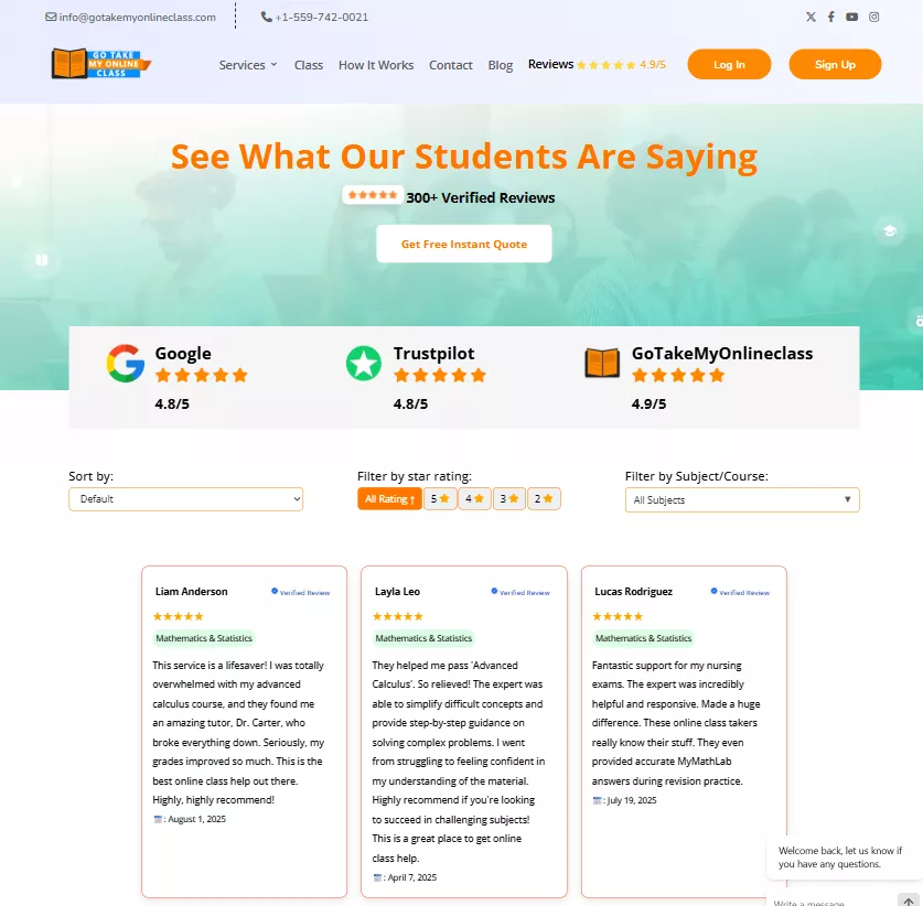 Why Is GoTakeMyOnlineClass Better