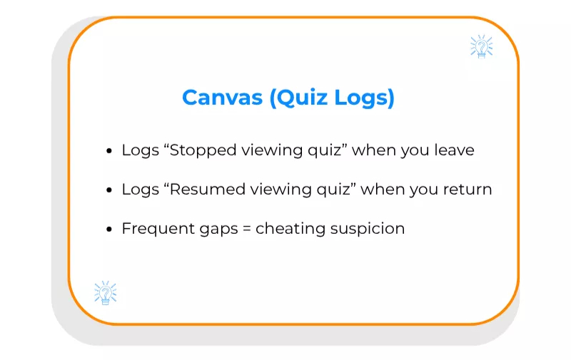 How canvas detect tab change using quiz logs like “stopped viewing quiz” How canvas detect tab change using quiz logs like “stopped viewing quiz”