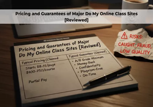 Pricing and Guarantees of Major Do My Online Class Sites [Reviewed]