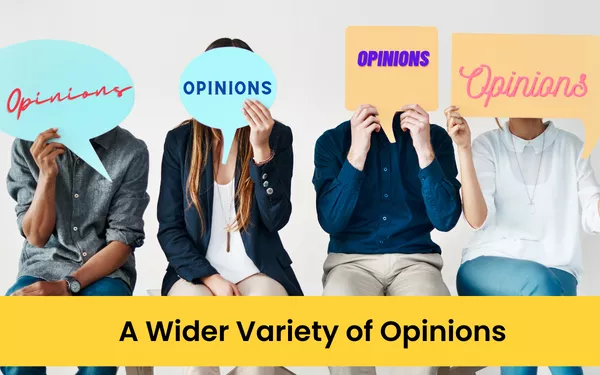 A Wider Variety of Opinions